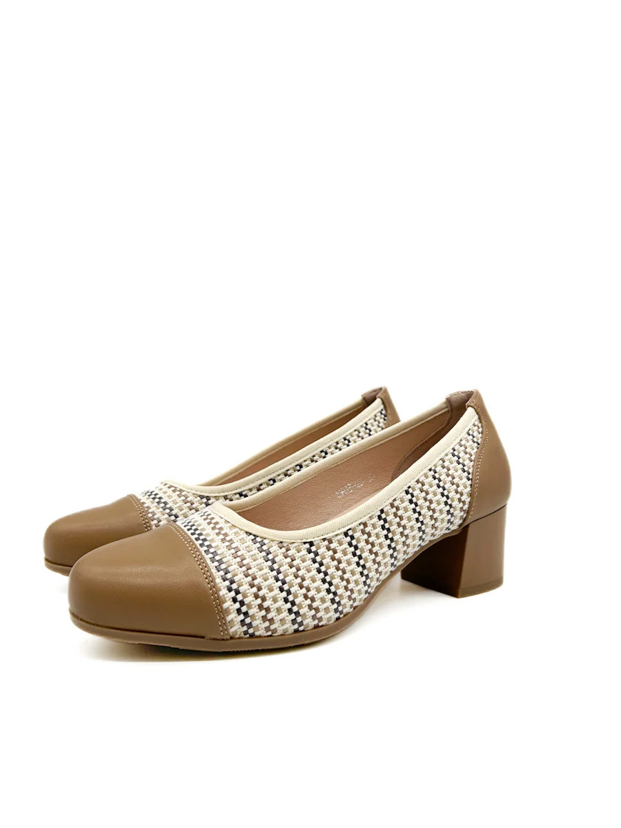 Zapato Salón Efecto de Rafia para Mujer E903-23 - Imagen 4