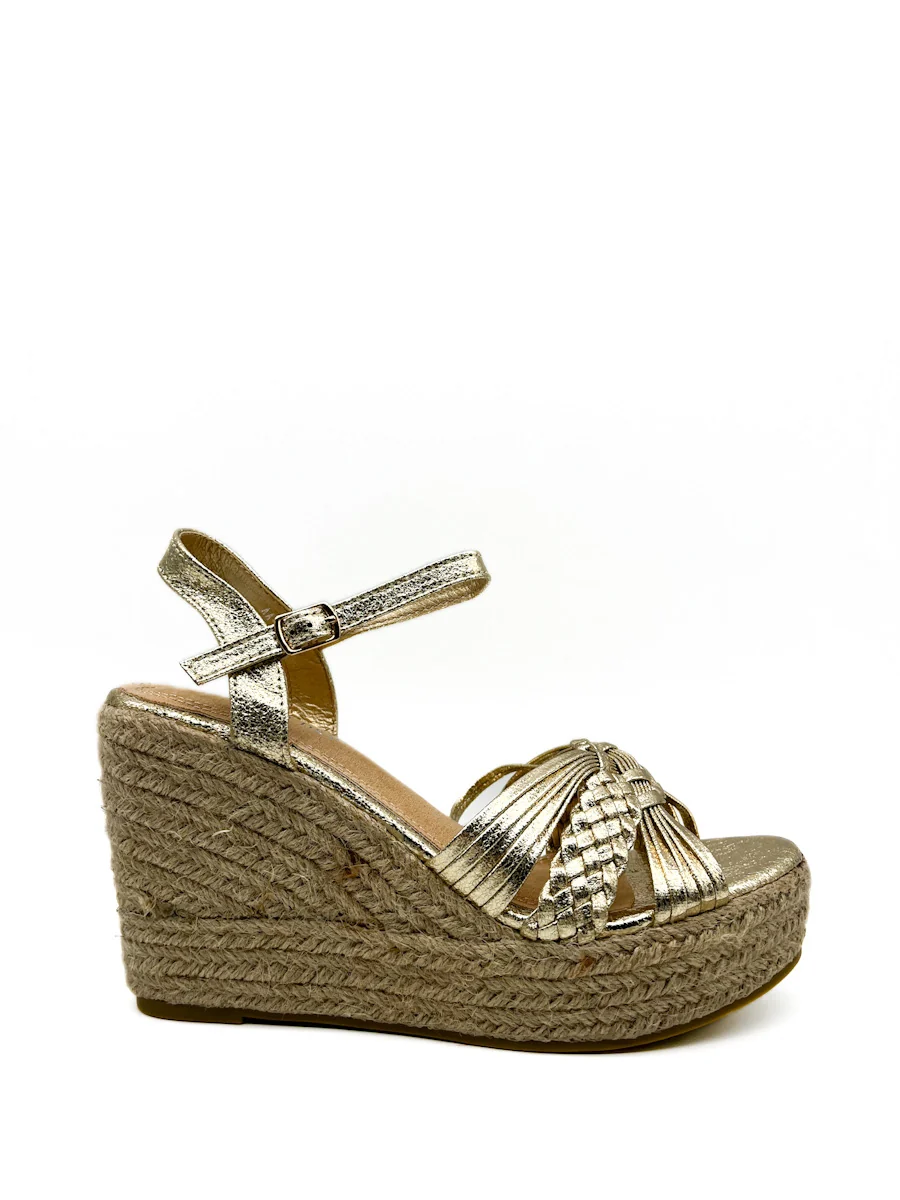 Sandalias Cuña Yute Mujer AA27 - Imagen 2