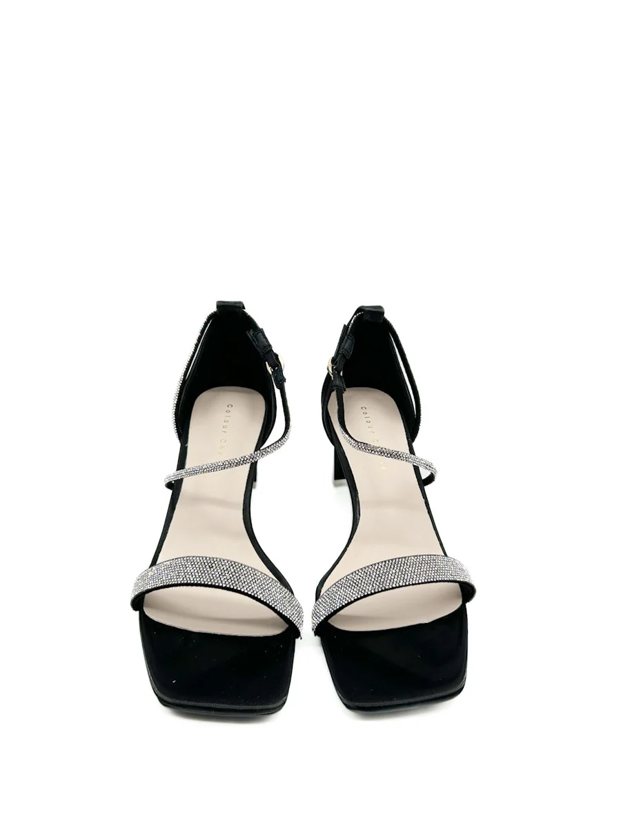 Sandalias Elegantes de Tacón medio con Brillos - Imagen 6