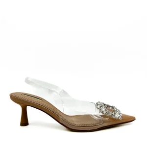 Zapatos Vinilo Joyas Adorno Corina M4133