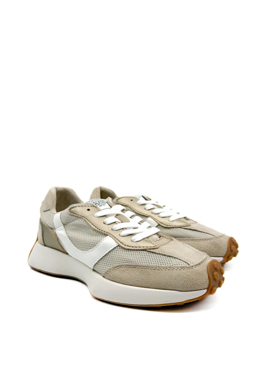 Corina Zapatillas Deportivas Retro con Paneles de Antelina y Malla - Imagen 9
