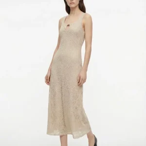 Vestido Croch Beig