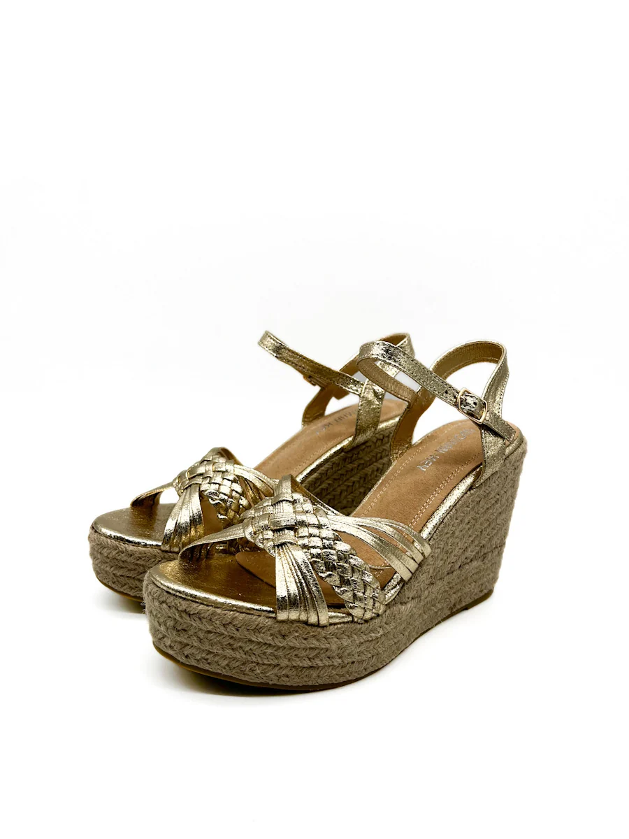 Sandalias Cuña Yute Mujer AA27 - Imagen 7