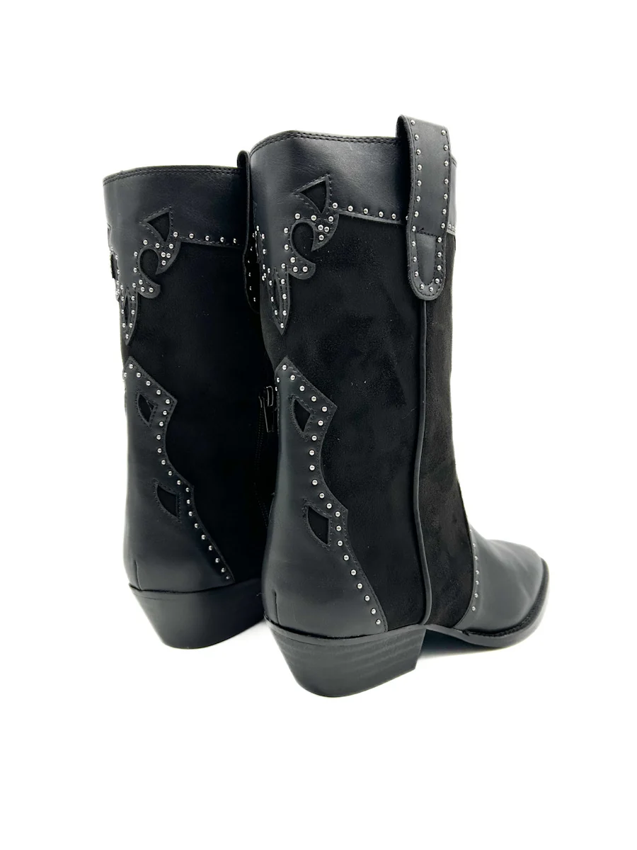 Bota Cowboy Tachas Corina M4632 - Imagen 6
