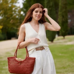 Bolso Akila Piel Trenzada G