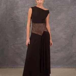 Vestido Galerie Marrón