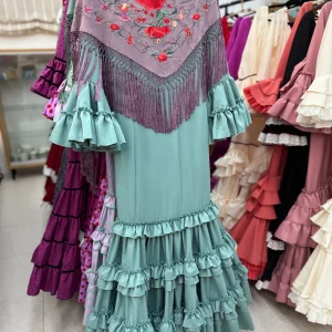 Traje Flamenca Granada Verde T.38