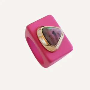 Anillo Fucsia con Zoosita Émolo