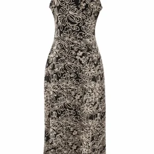 Vestido Croch Negro y Blanco