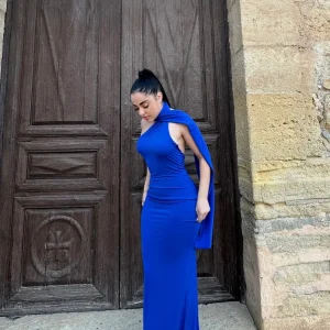 Vestido ceremonia Azul Eléctrico