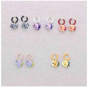 Pendientes Pez Mar