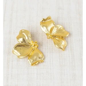 Pendientes Media Flor Latido
