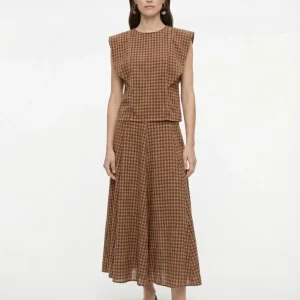 Top Vichy Lino Sersuker