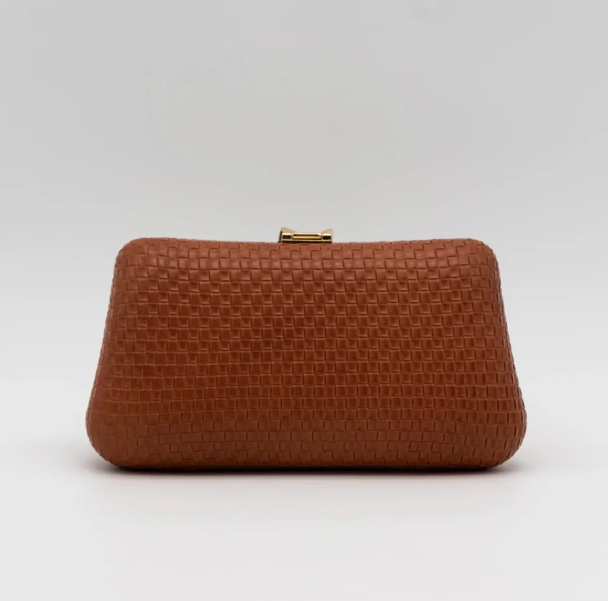 Clutch Trenzado Camel - Imagen 3
