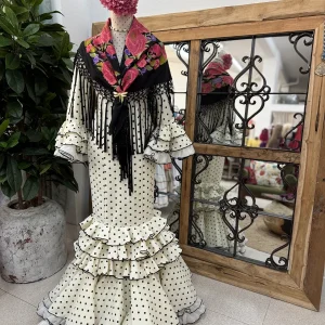 Vestido Macu Beig lunar Negro T.36