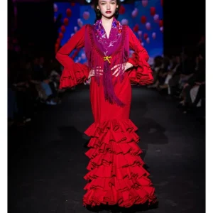 Traje Flamenca Mod. Eugenia Rojo Errepe by RP T.42