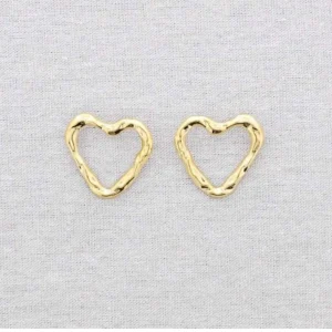 Pendientes Corazón Amartillado