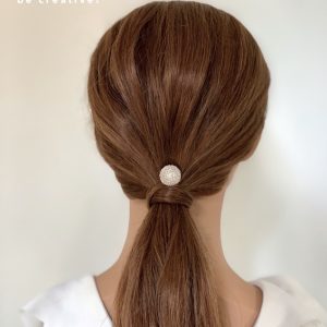 WOVEN SILVER HAIR PINS (S-M-L)