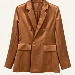Blazer Piel de Ángel Terracota