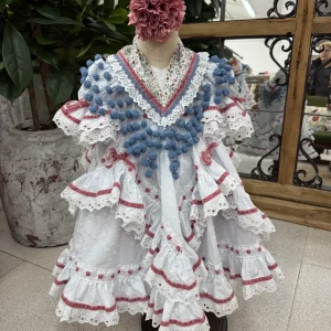 Traje Flamenca Niña Marisol Plumeti Doble T.1