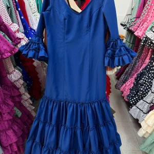 Traje de Flamenca Córdoba Azul T.48