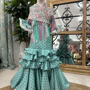 Vestido Niña Macu Verde Verde T.10