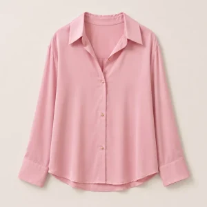 Blusa Satinada Rosa