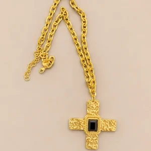 Colgante Cruz Cristal T