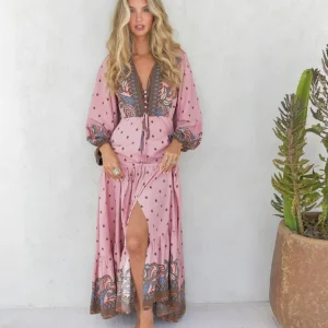 Vestido Largo Seraphina Print Teresa Maxi Dress