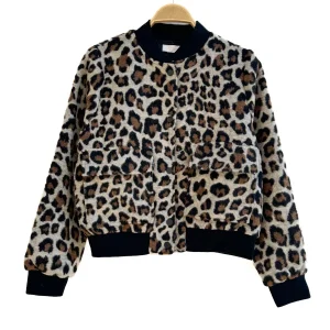 Bomber Animal Print De Paño