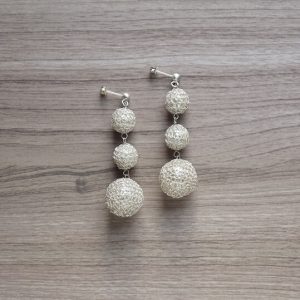 LARGOS DE 3 PERLAS TEJIDAS