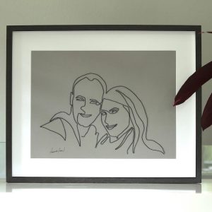 RETRATO PERSONALIZADO ABSTRACTO 40×50