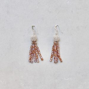SHINY ROSE GOLD TASSEL