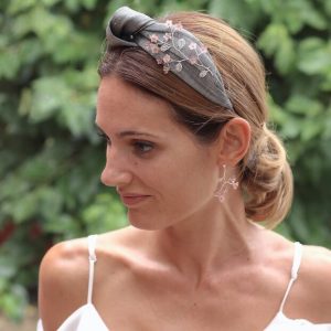 TURBANTE GRIS CHERRY BLOSSOM