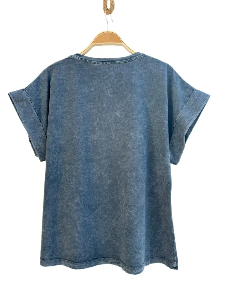 Camiseta Oversize Gris - Imagen 4