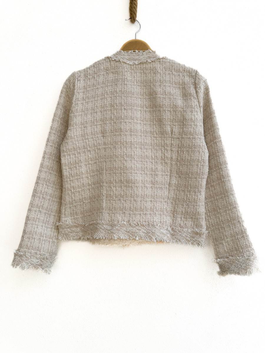 Chaqueta Tweed Bolsillos - Imagen 4
