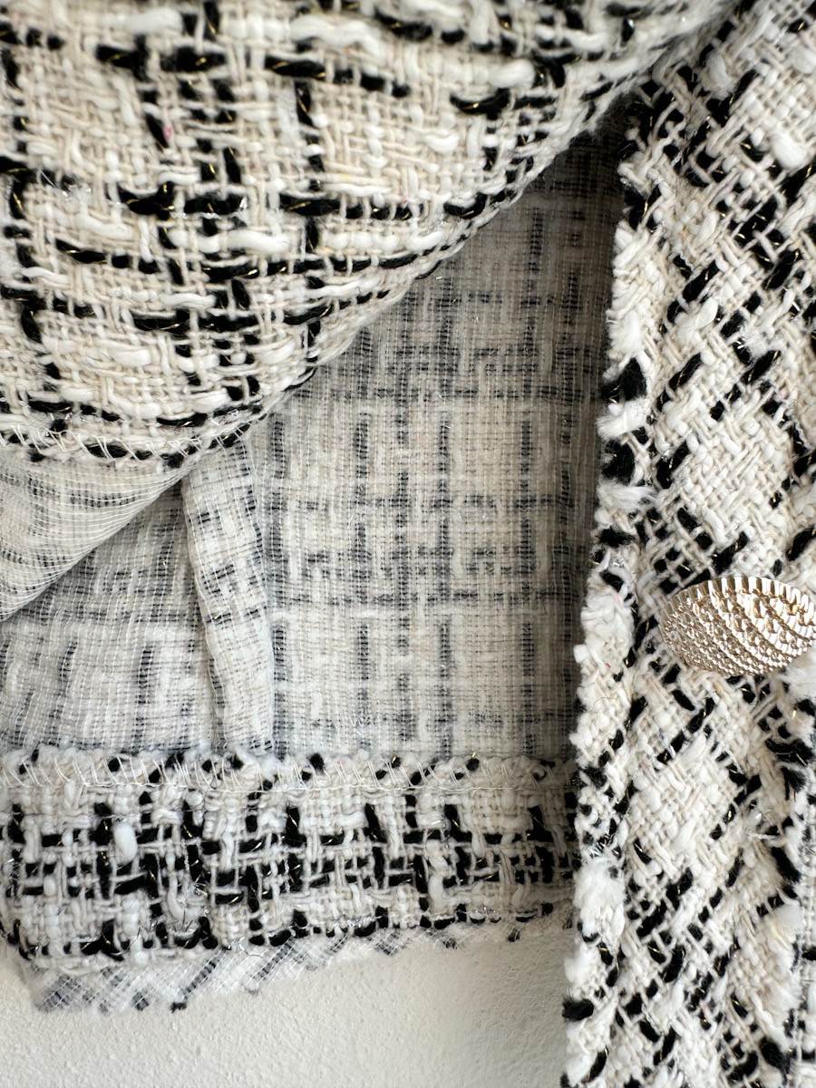 Chaqueta Tweed Bolsillos - Imagen 8