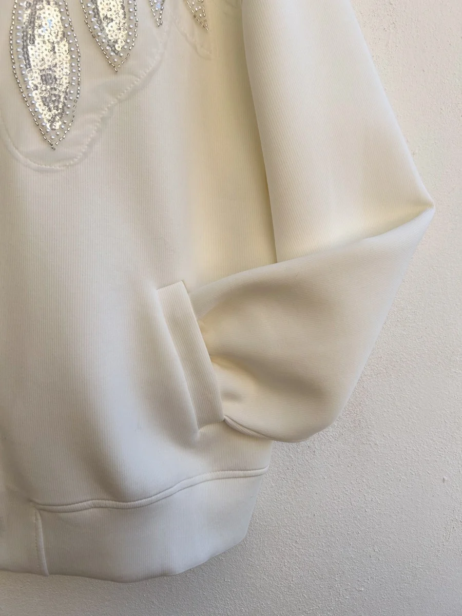 Bomber Bordado Con Lentejuelas - Imagen 4