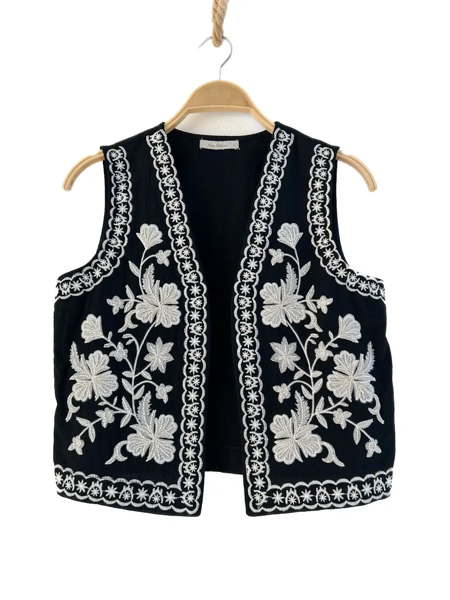 Chaleco Bordado Bohemio - Imagen 5