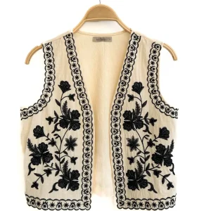Chaleco Bordado Bohemio