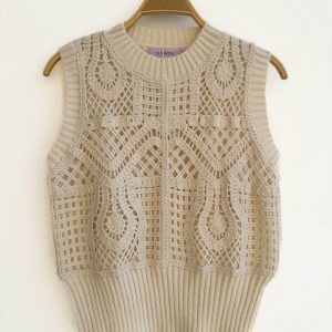 Chaleco Punto Crochet