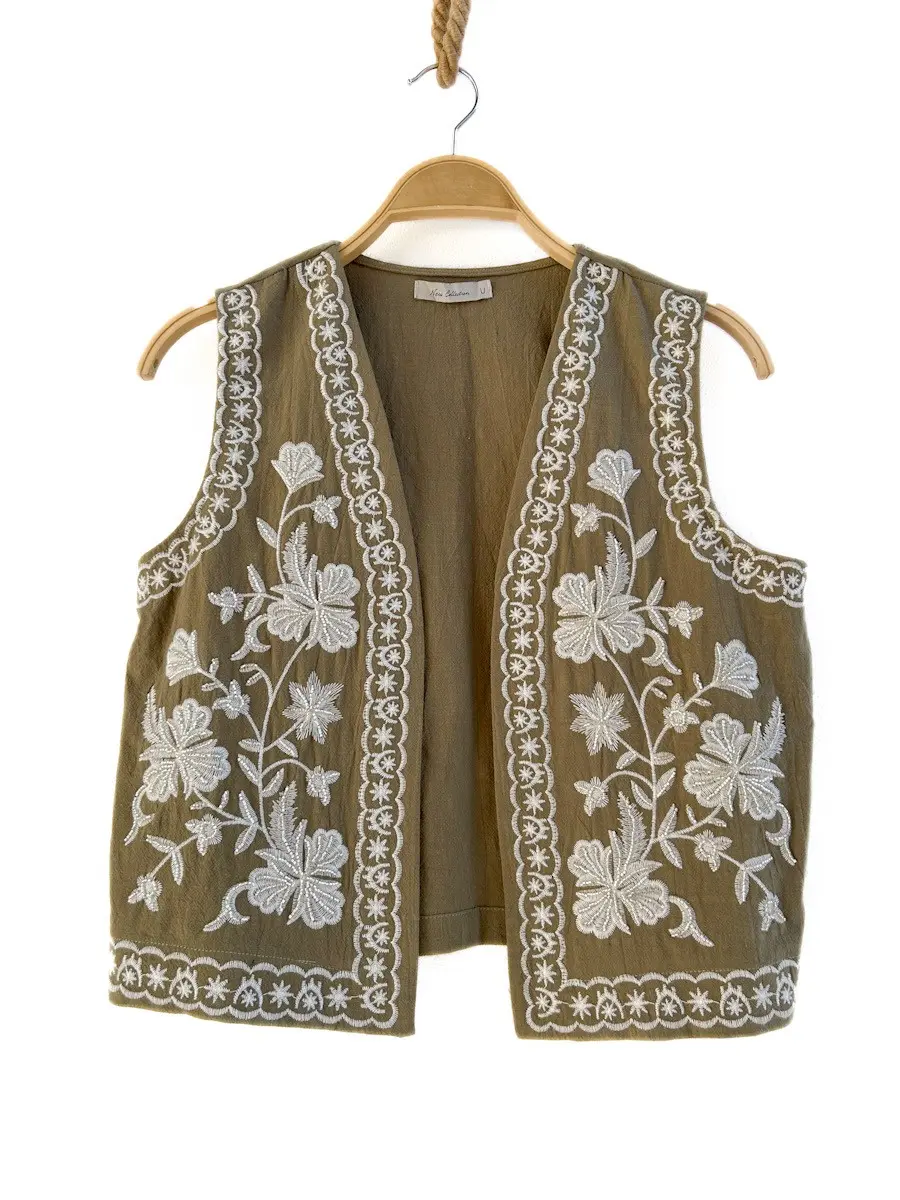 Chaleco Bordado Bohemio - Imagen 7