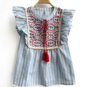 Blusa Raya Bordada FY9155