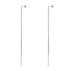 Pendientes Cadena Plata