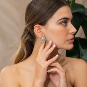 Pendientes Trerit Plata Cristal