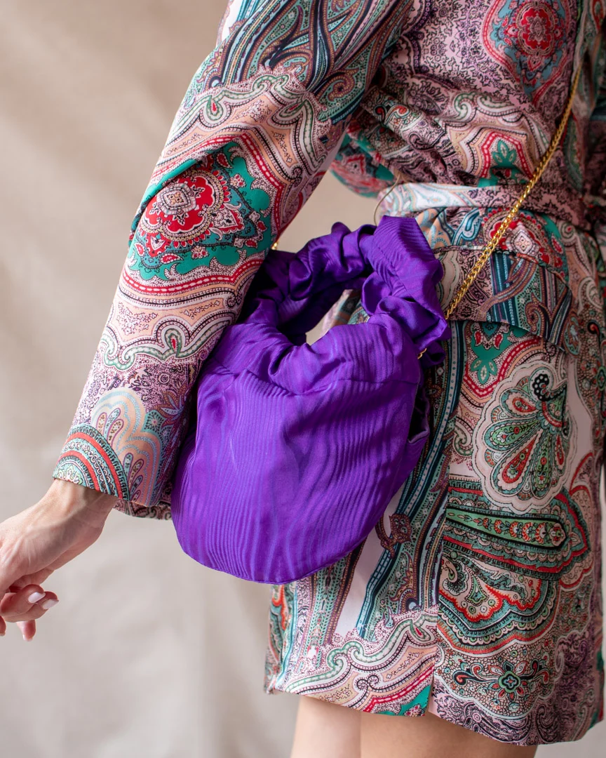 Bolso Bambú Morado - Imagen 4