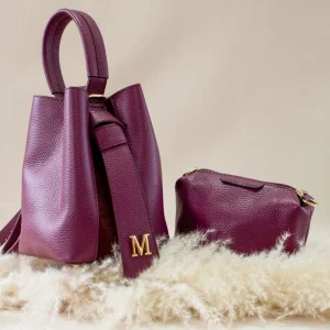 Bolso Bombonera Sophia Burdeos