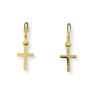 Pendientes Cruz Dorada