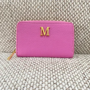 Cartera Piel Rosa Personalizado