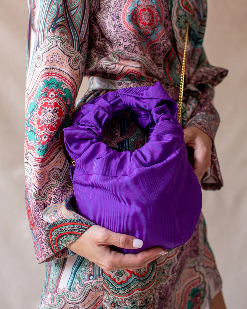 Bolso Bambú Morado - Imagen 6